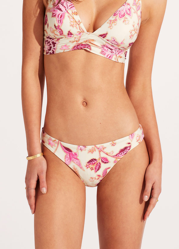 Silk Road Hipster Bikini Bottom - Parfait Pink