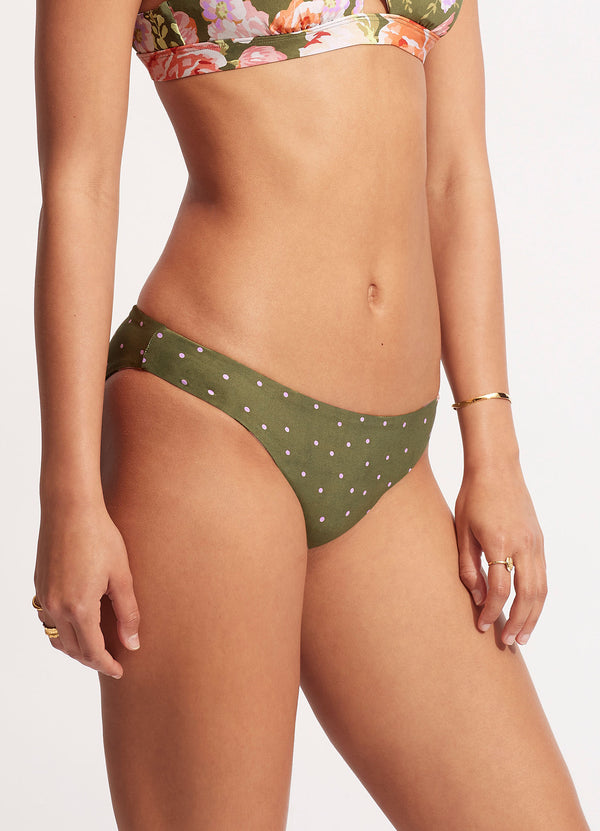 Paradise Garden Reversible Hipster - Avocado