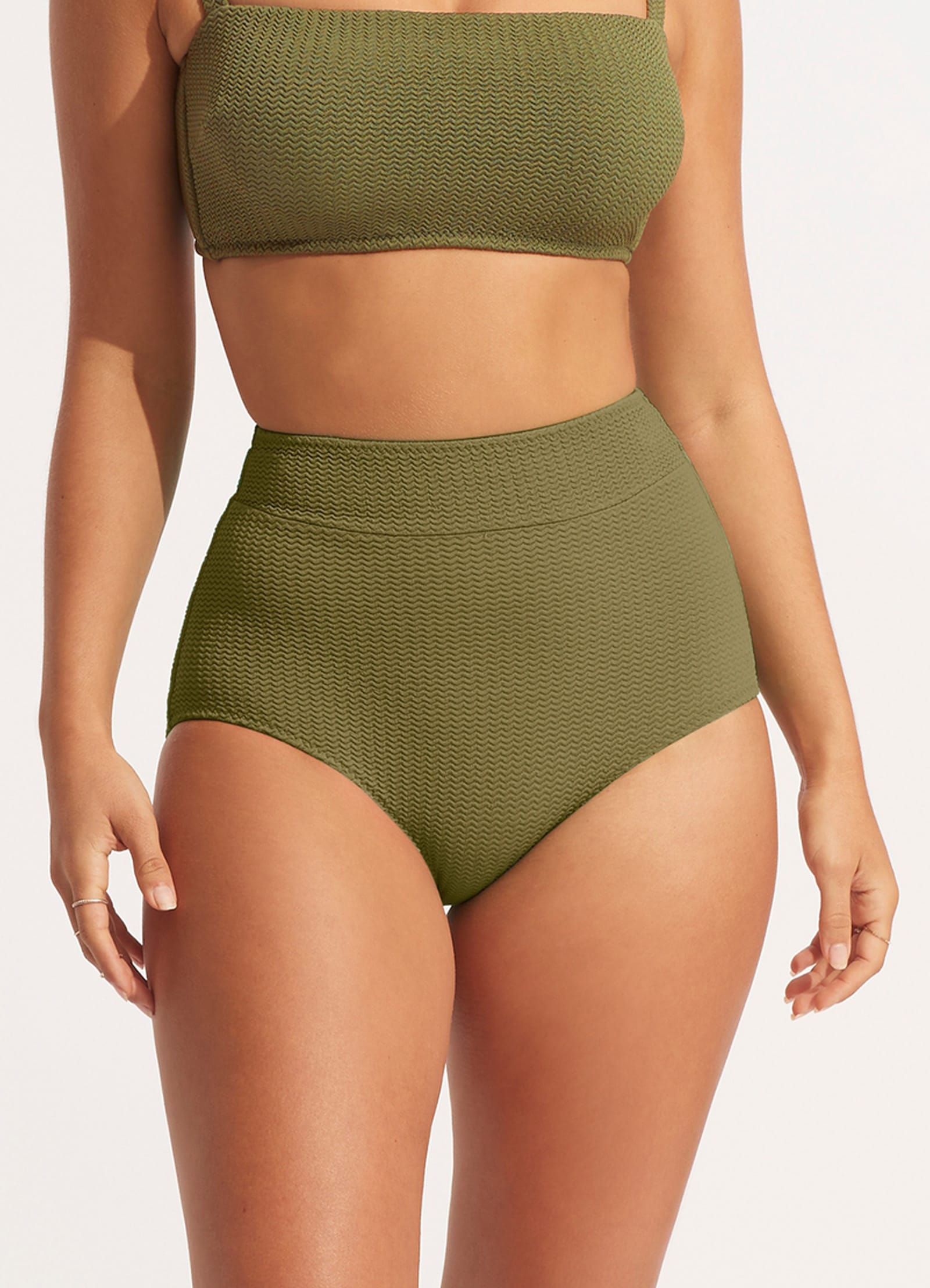 Seafolly khaki hot sale bikini