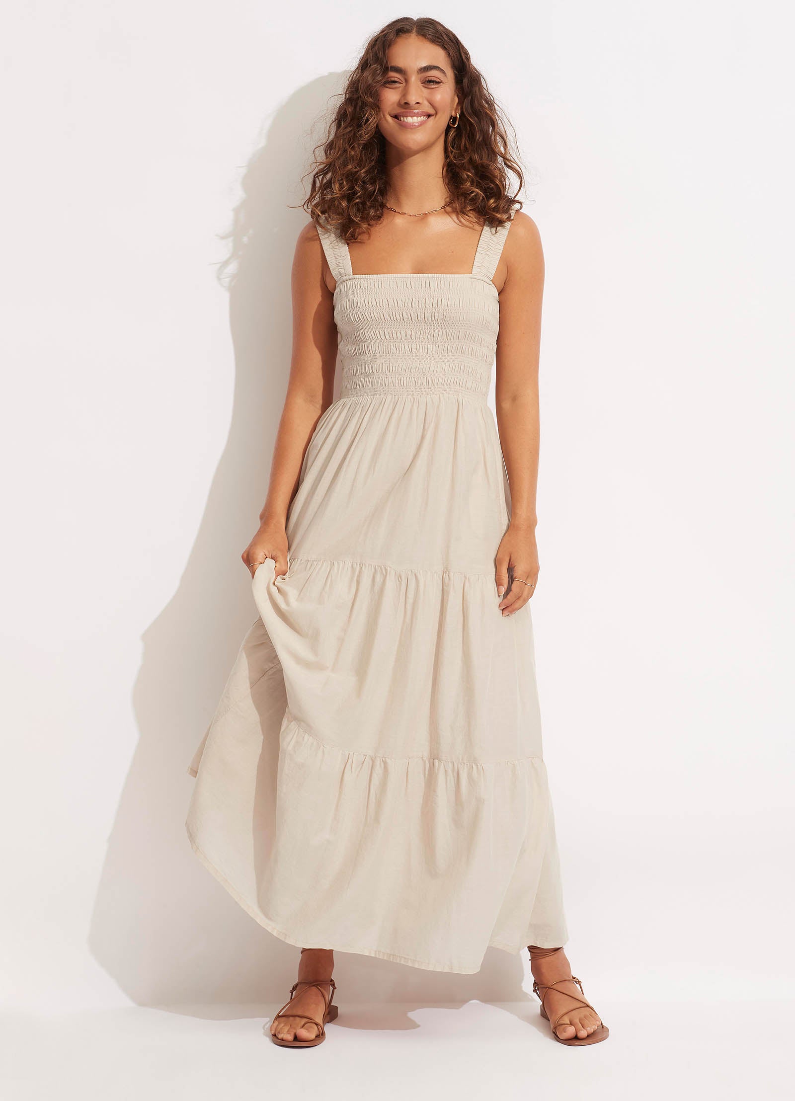 Faithful Midi - Natural – Seafolly US