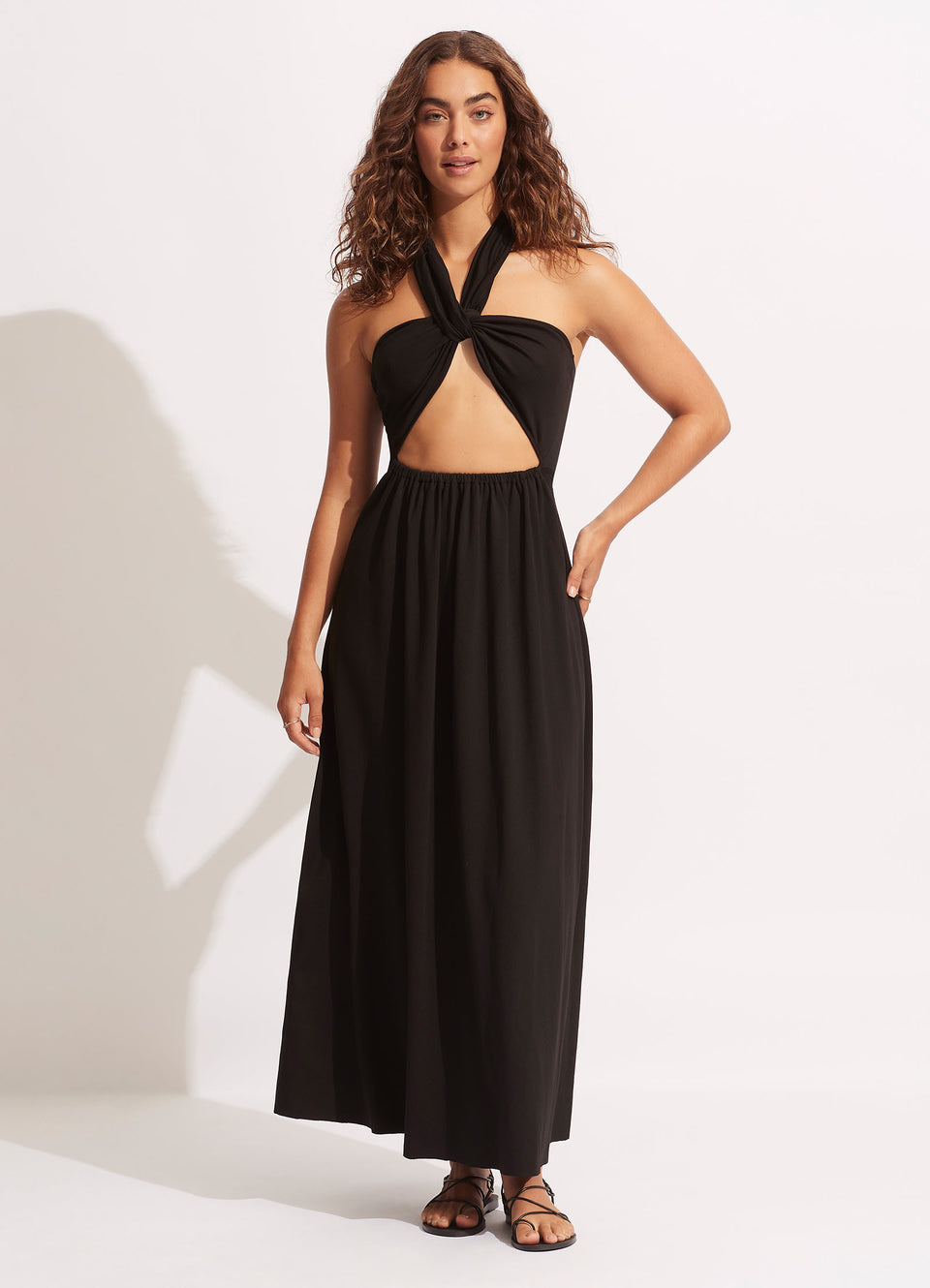 US Wear Maxi - Dress Seafolly Black – Multi