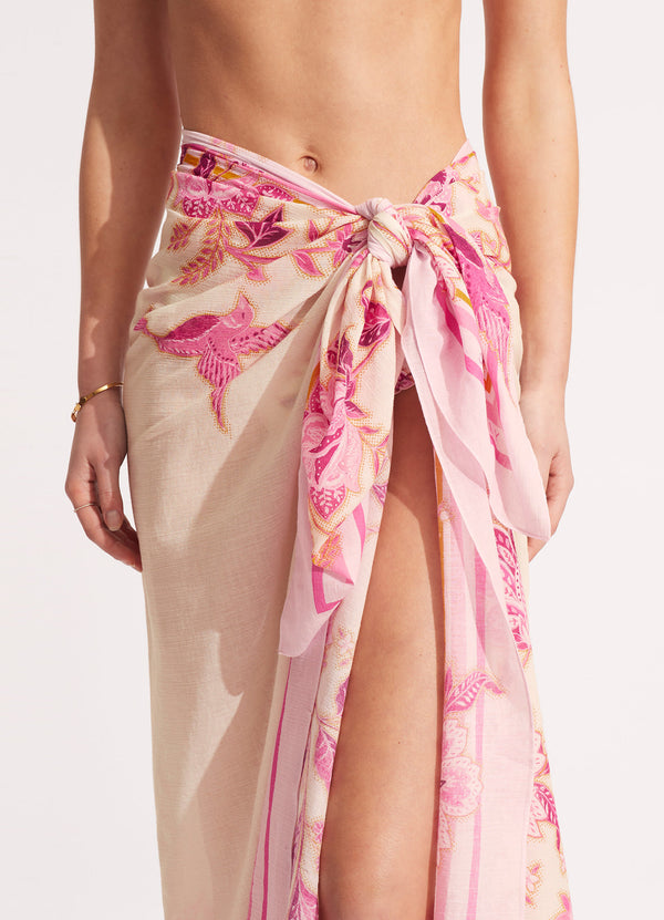 Silk Road Sarong - Parfait Pink