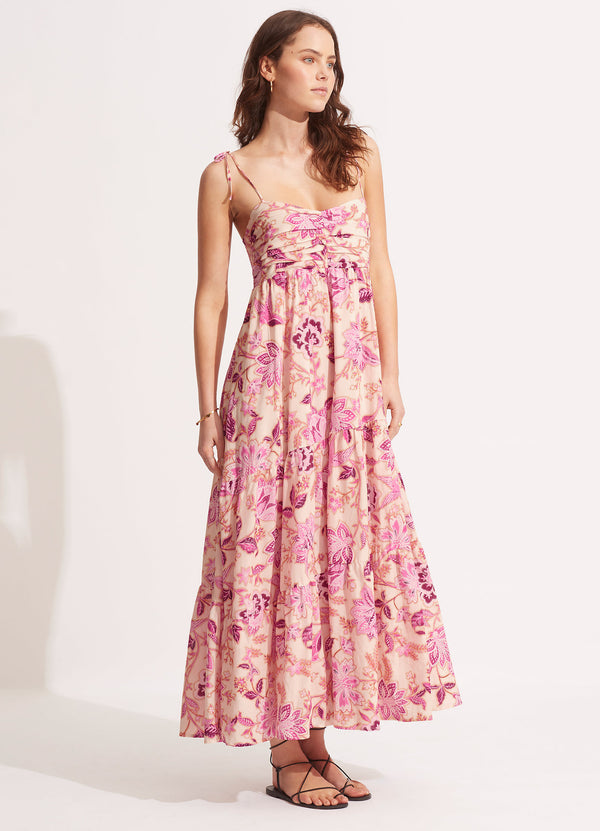 Silk Road Midi Dress - Parfait Pink – Seafolly US
