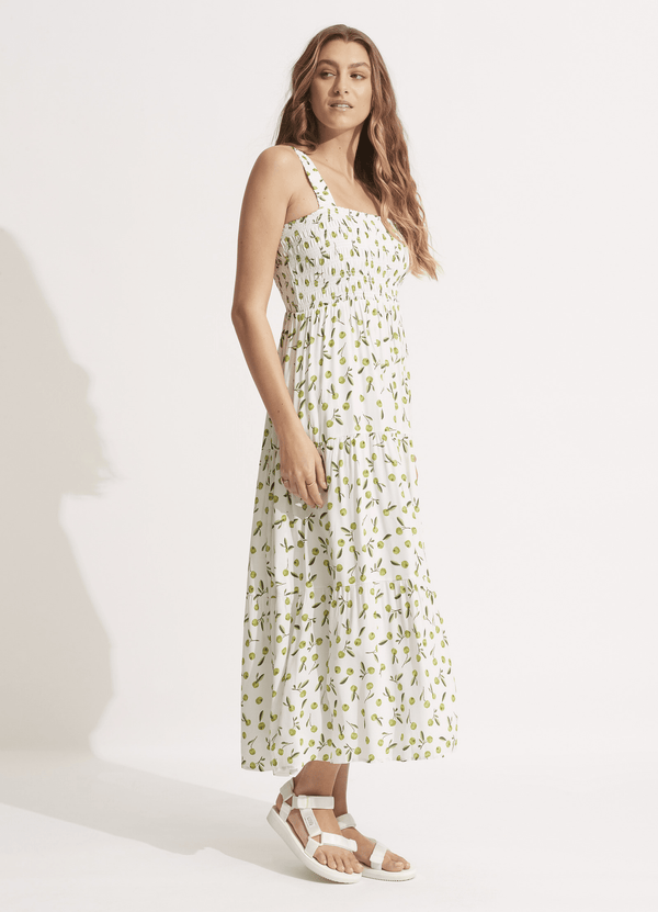 Summer Crush Midi Dress - Soft Olive