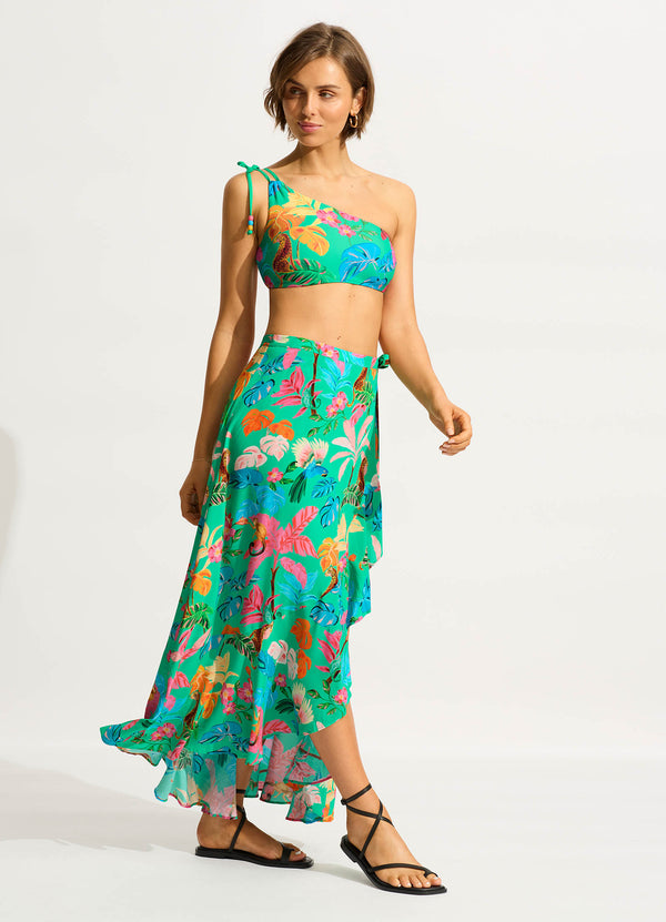 Tropica Wrap Skirt - Jade