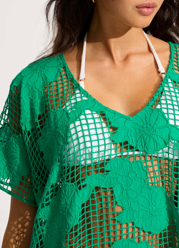 Mesh Kaftan - Jade