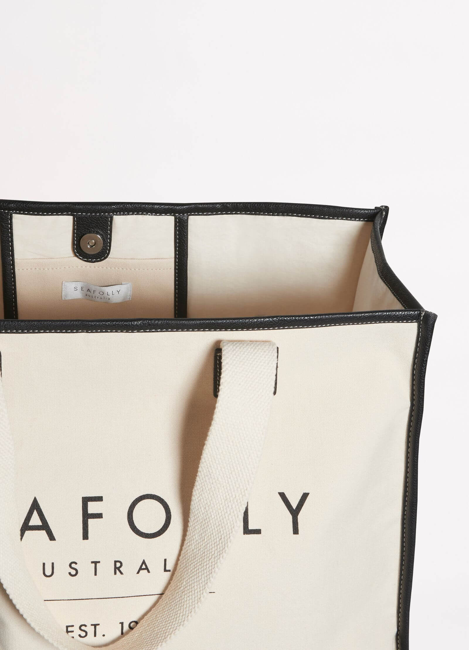 Canvas Tote Bag - Black – Seafolly US