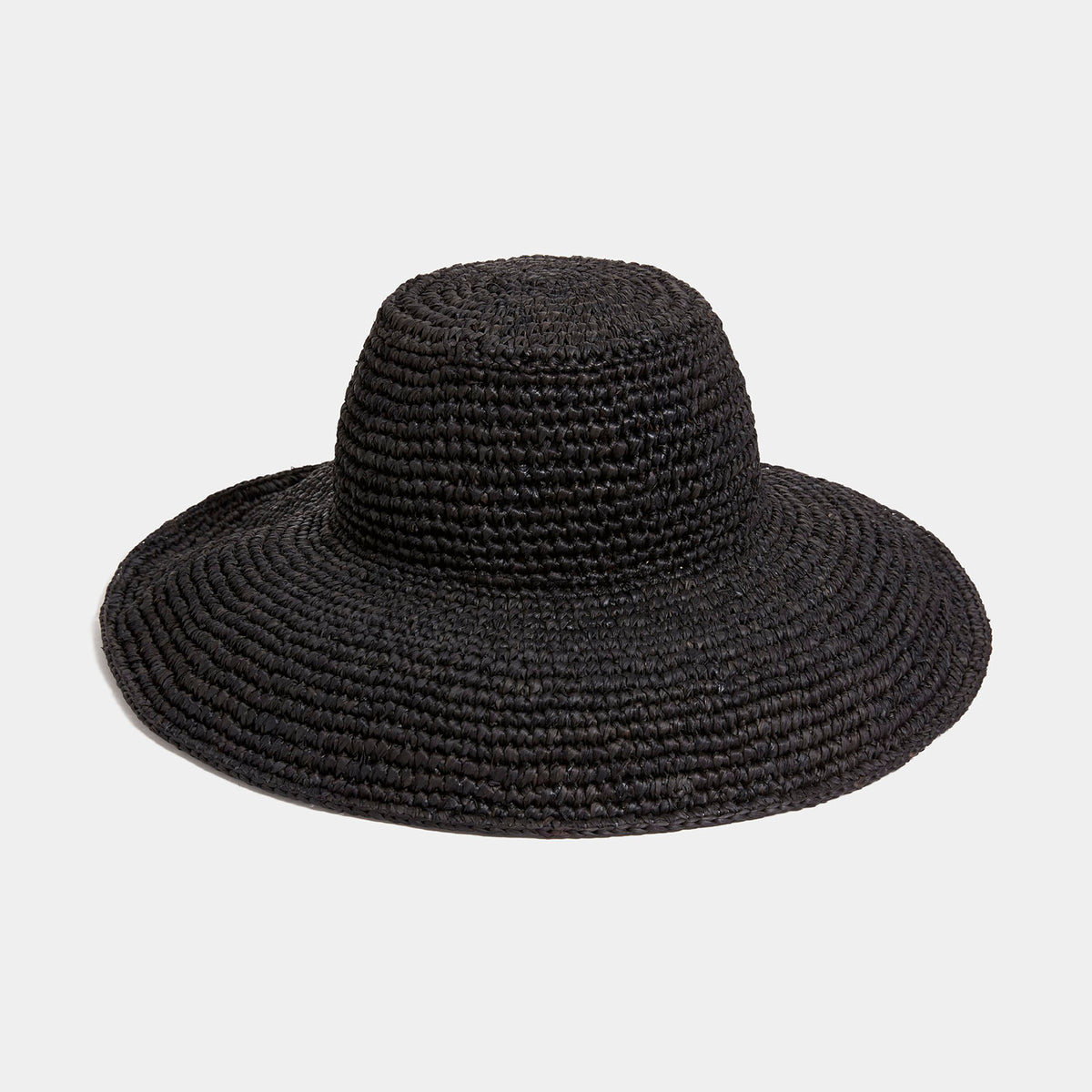 Coastal Raffia Hat - Black – Seafolly US
