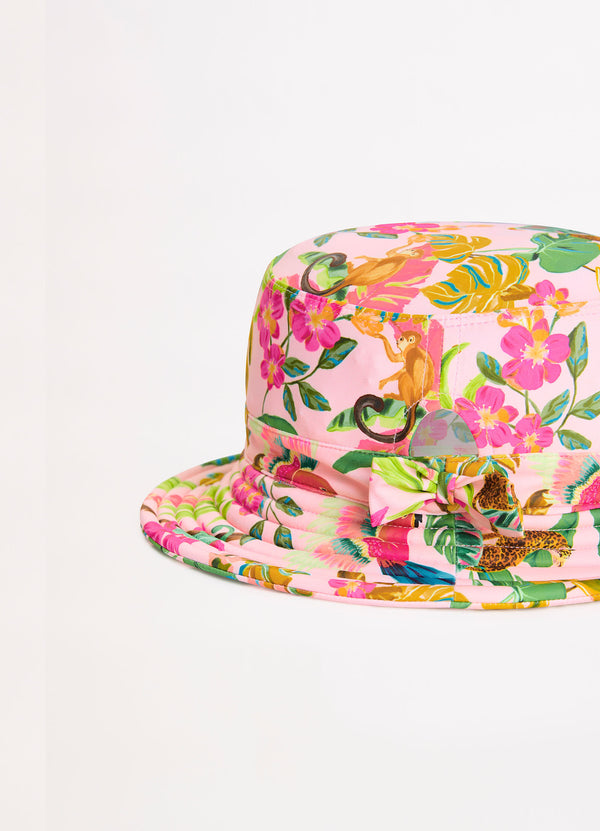 Tropical Dreams Girls Bucket Hat - Trop Pink