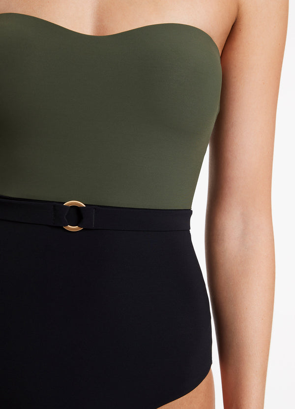 Versa Bandeau One Piece - Olive