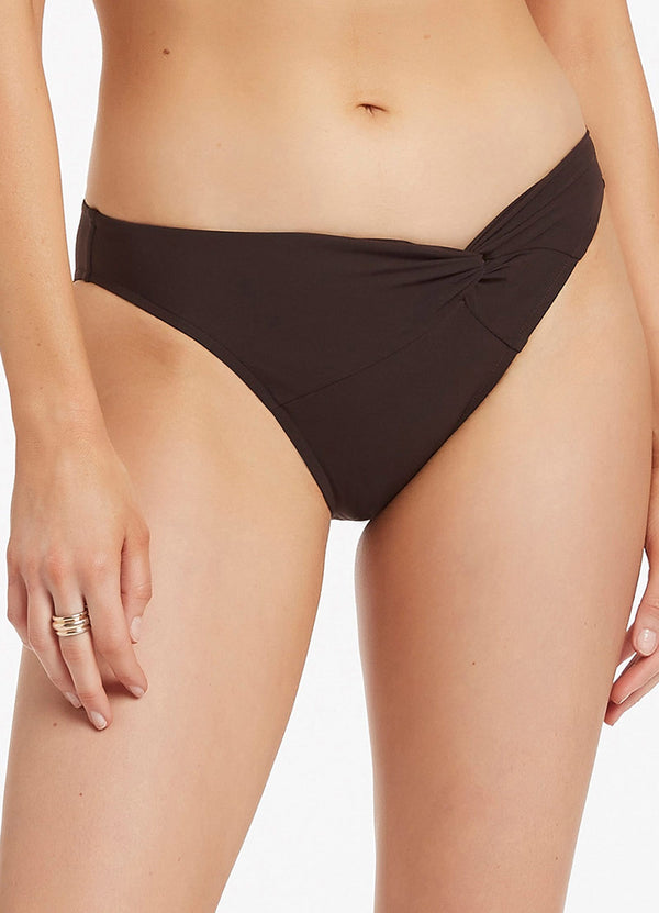 Coco Contours High Waist Bikini Bottom — Swimsuit Bottom with