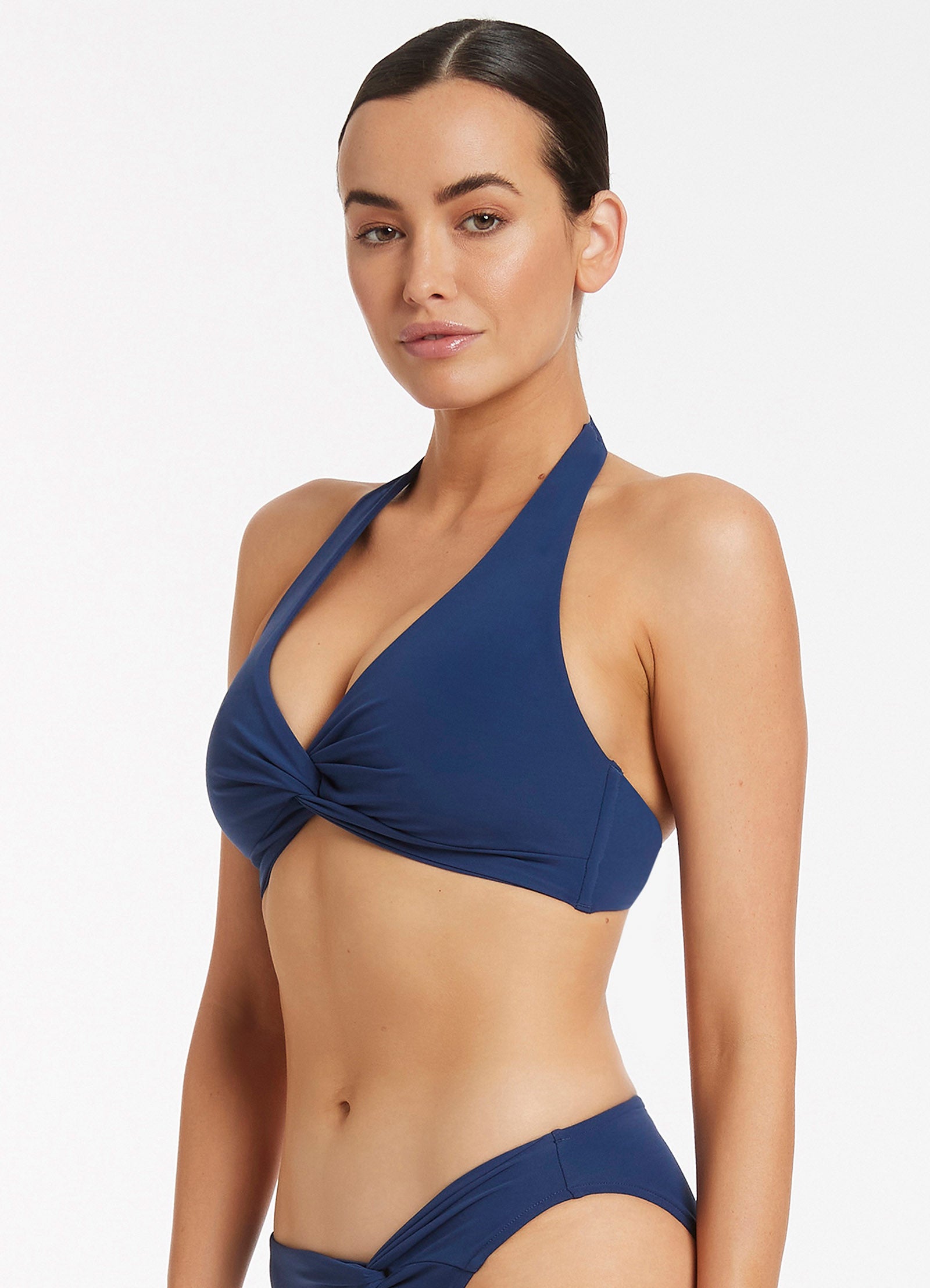 Jetset D-DD Twist Front Bikini Top - Pacific Blue – Seafolly US