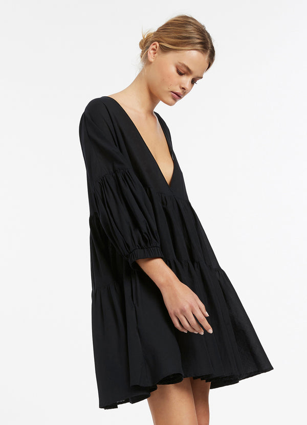 Pantera Cover Up Dress - Black