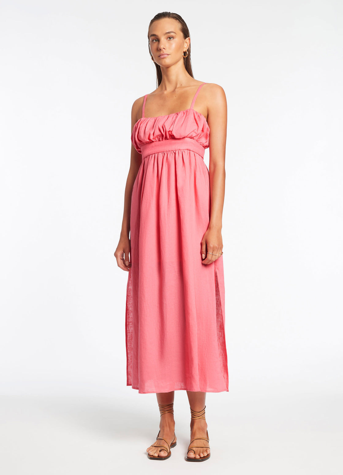 Jetset Gathered Dress - Candy – Seafolly US