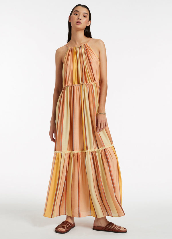 Fira Stripe Maxi Dress - Marigold – Seafolly US